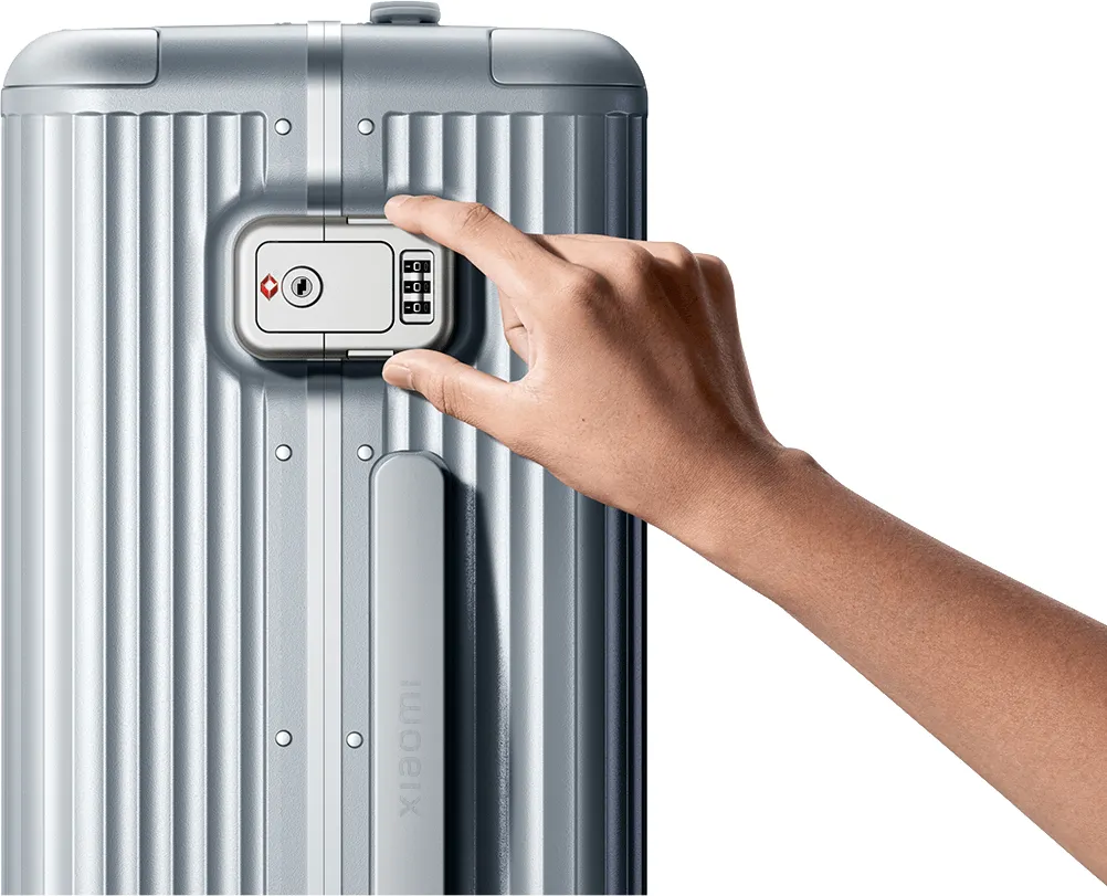 Xiaomi Aluminum Frame Luggage 20'' (BHR8840GL) Κλειδαριές TSA με πάτημα στη Xiaomi Aluminum Frame Luggage