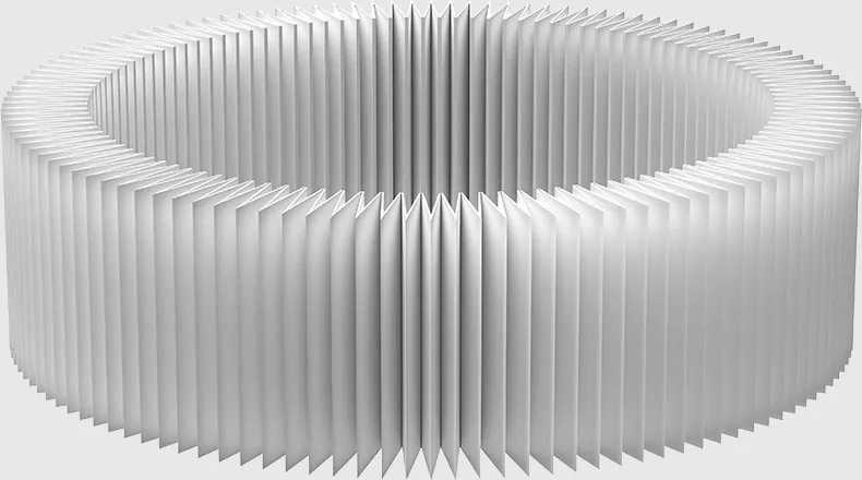Xiaomi Vacum Cleaner G20 Lite Filter Kit (BHR8531GL) Πτυχωτό post-filter του Xiaomi G20 Lite Filter Kit