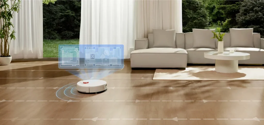Xiaomi Mi Robot H40 Σκούπα Ρομπότ με Wi-Fi White (BHR07XBEU) Χαρτογράφηση με λέιζερ LDS από τη Xiaomi Robot Vacuum H40