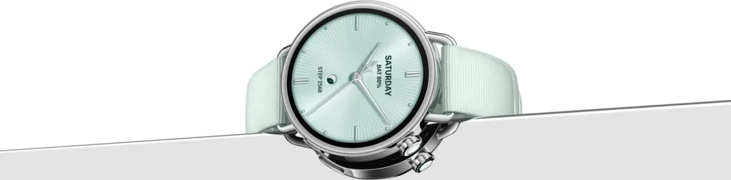 Xiaomi Watch S4 41mm Mint Green (BHR080CGL) Λεπτό σώμα του Xiaomi Watch S4 41mm Mint Green