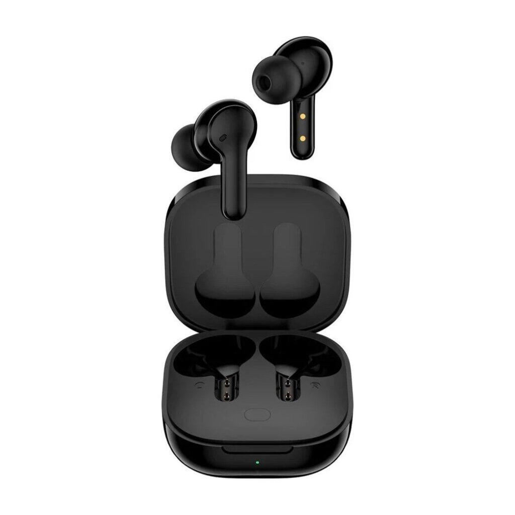 QCY T13 TWS Black Dual Driver 4-mic noise cancel. True Wireless Earbuds – Quick Charge 380mAh