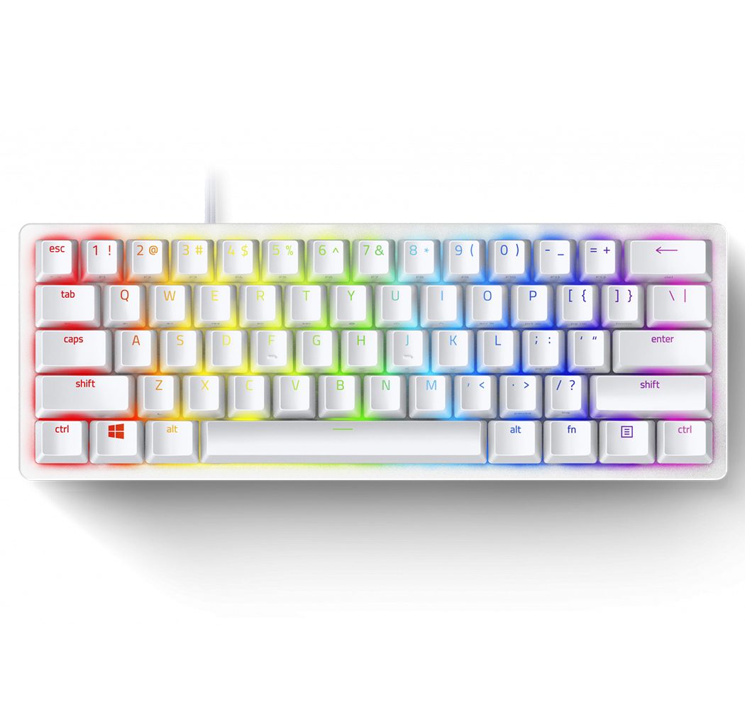 Razer HUNTSMAN MINI MERCURY ED. - 60% Linear Red Opto Mechanical Switch Gaming Keyboard - US Layout Razer HUNTSMAN MINI MERCURY ED. - 60% Linear Red Opto Mechanical Switch Gaming Keyboard - US Layout