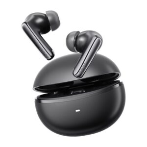 QCY Melobuds N70 ANC Black – HT18 -55db TWS Flagship Hi-Res Earbuds LDAC BT 6.0 IPX5 Wireless charge – εικόνα 1