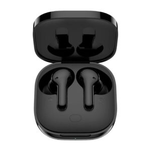 QCY T13 TWS Black Dual Driver 4-mic noise cancel. True Wireless Earbuds – Quick Charge 380mAh – εικόνα 1