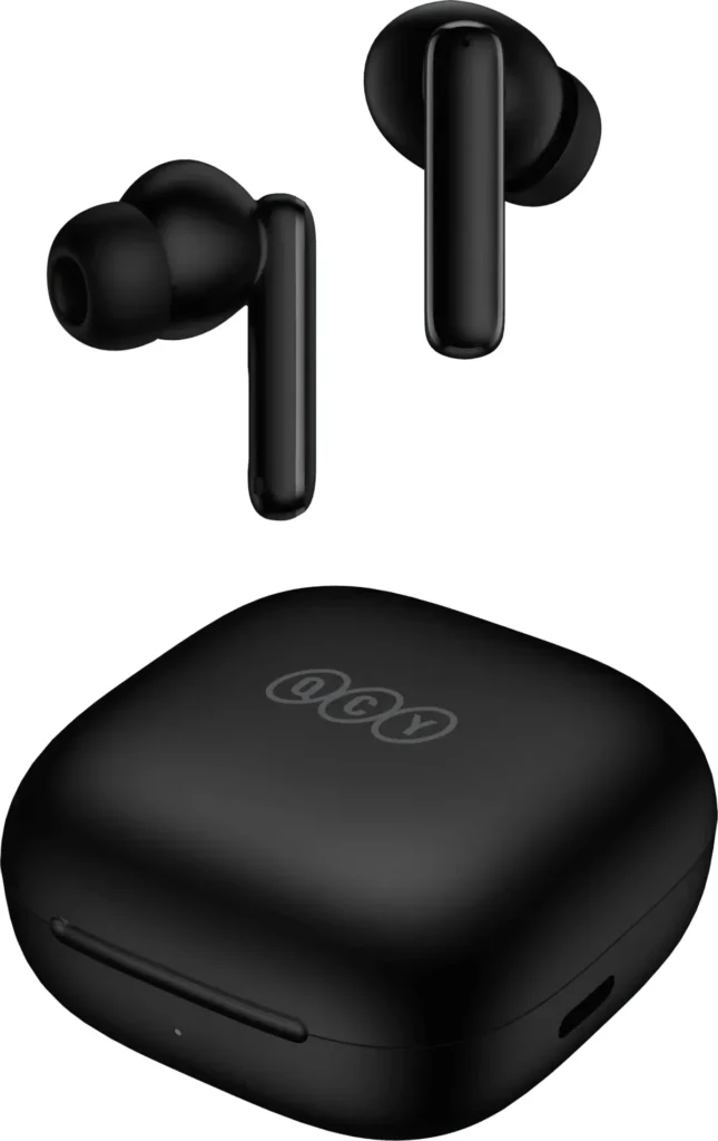 QCY T13 ANC μαύρα με θήκη