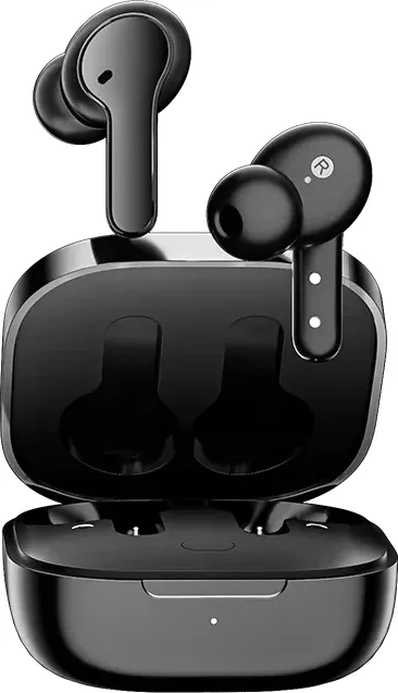 QCY T13 TWS Black Dual Driver 4-mic noise cancel. True Wireless Earbuds - Quick Charge 380mAh QCY T13 μαύρα με θήκη