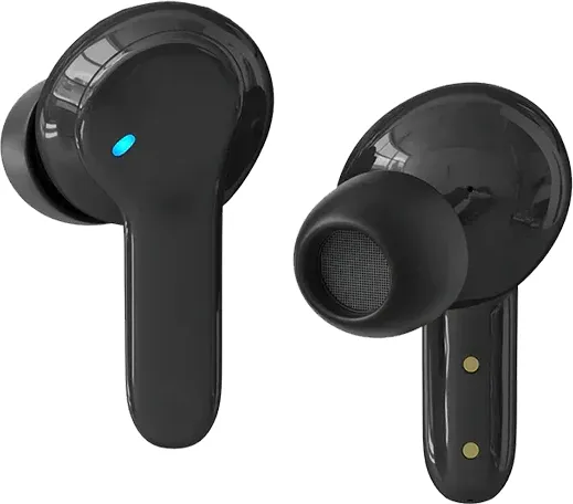 QCY T13 TWS Black Dual Driver 4-mic noise cancel. True Wireless Earbuds - Quick Charge 380mAh Ακουστικά QCY T13 μαύρα κοντά