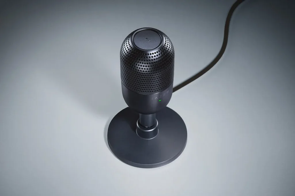 Razer SEIREN V3 MINI BLACK - USB Condenser Microphone - Build-in Shock Absorb - Mute Button Razer Seiren V3 Mini με καλώδιο USB