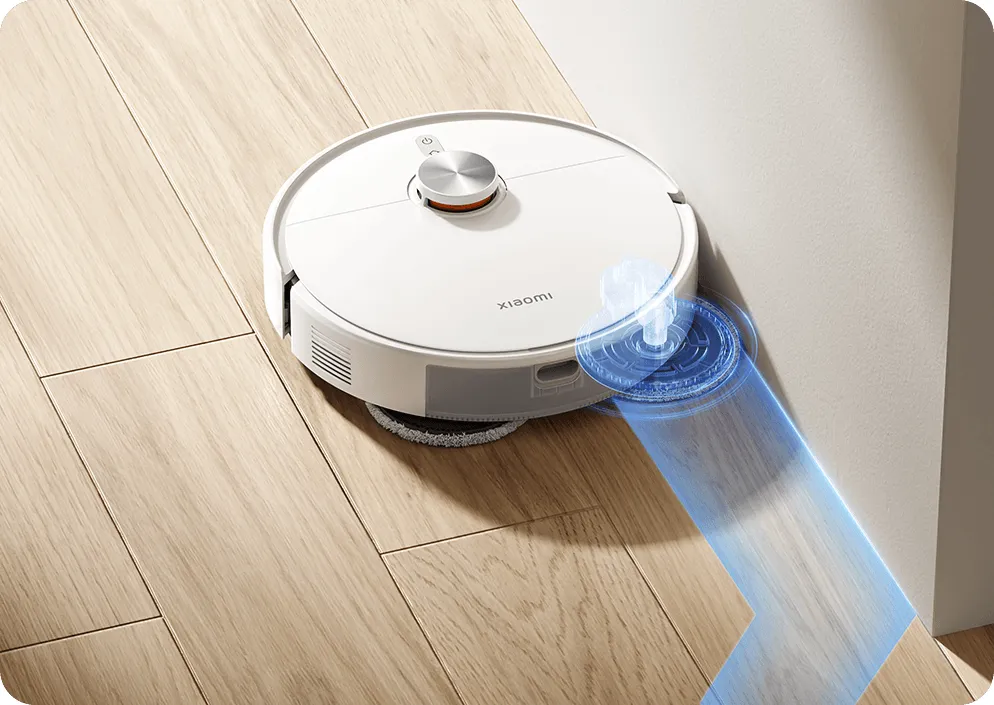 Xiaomi Mi Robot S40 Pro Σκούπα Ρομπότ με Wi-Fi White (BHR089REU) Σφουγγάρισμα άκρων δίπλα στον τοίχο από την Xiaomi S40 Pro