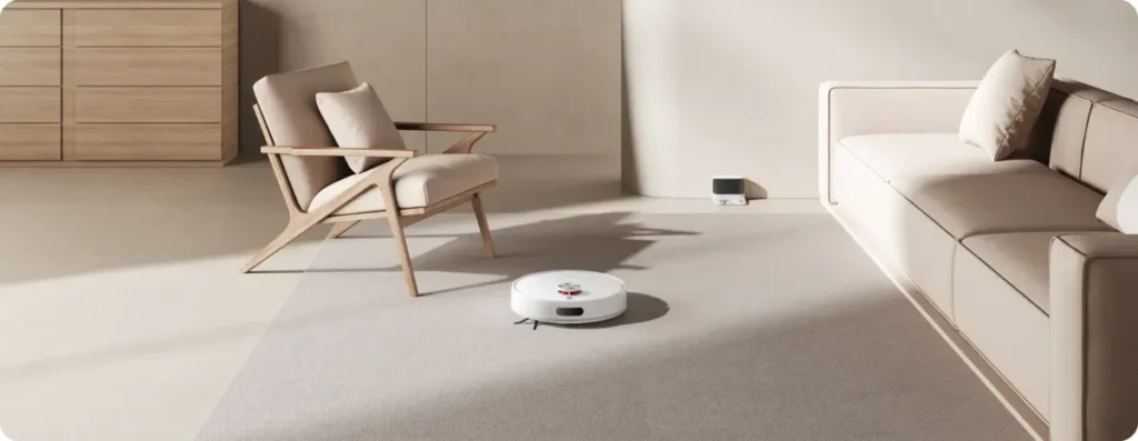 Xiaomi Mi Robot S40 Σκούπα Ρομπότ με Wi-Fi White (BHR084AEU) Xiaomi Robot Vacuum S40 σε σαλόνι