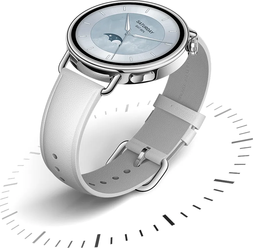 Xiaomi Watch S4 41mm White (BHR07VUGL) Xiaomi Watch S4 41mm White με λευκό λουράκι