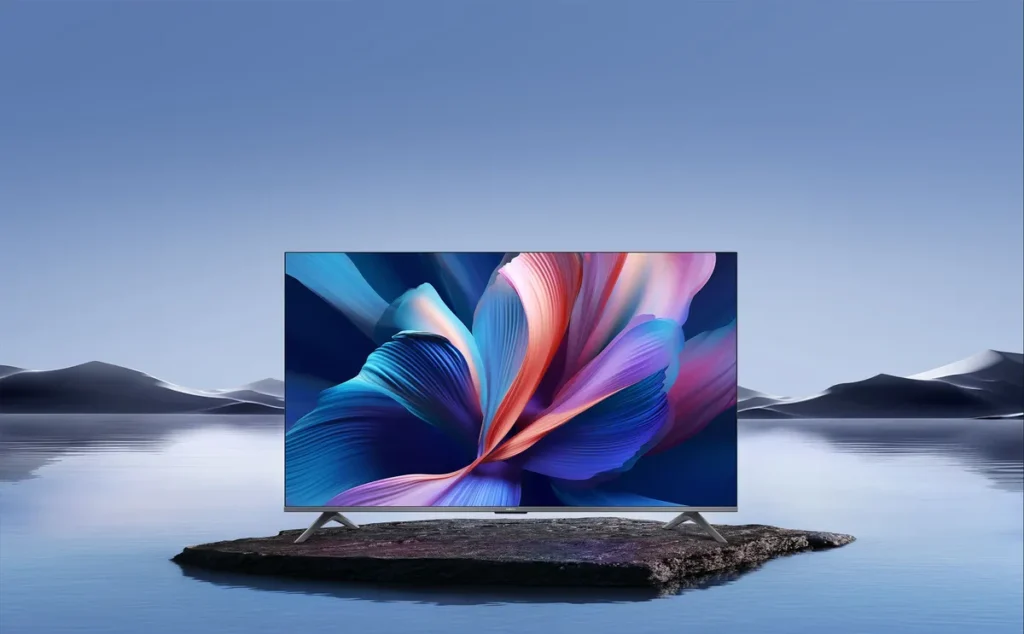 Τηλεόραση Xiaomi TV A Pro 43" Smart 4K QLED HDR 2026 (ELA5956EU) Xiaomi TV A Pro 43 2026 σε σκηνικό λίμνης