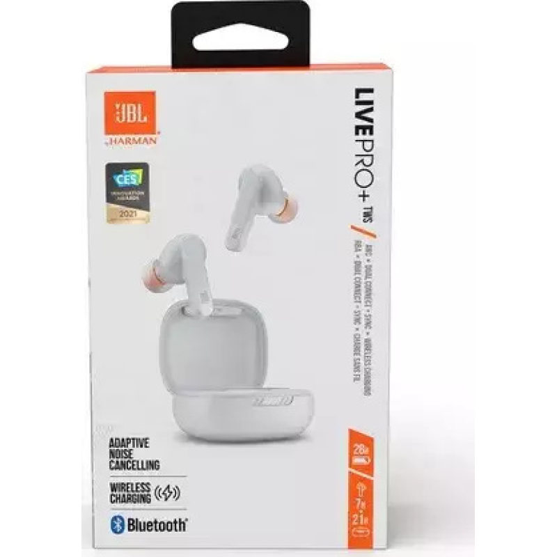 JBL Live Pro+ Bluetooth Handsfree White (JBL LIVE PROPTWSWHT) – εικόνα 1