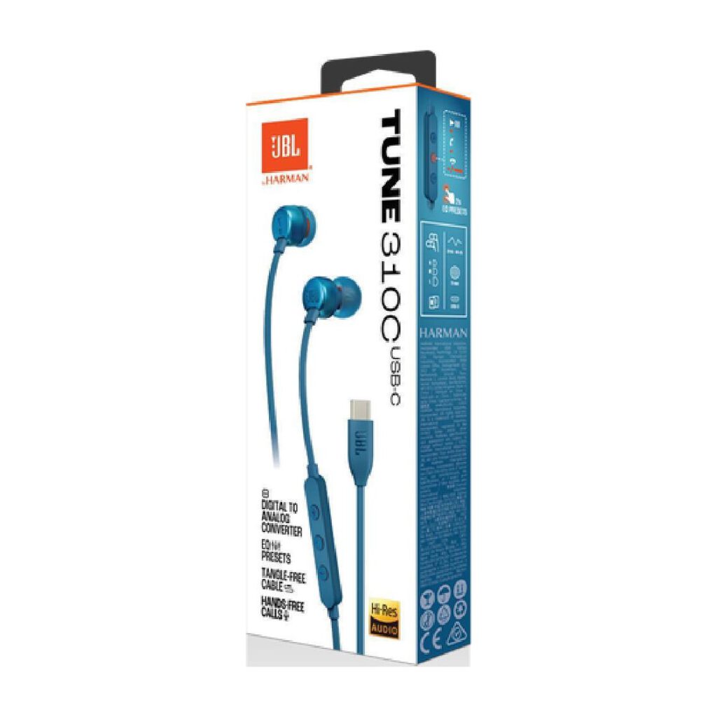 JBL Tune 310C Handsfree Μπλε (JBLT310CBLU) – εικόνα 1