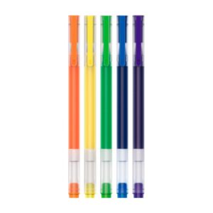Xiaomi Στυλό Gel Πολύχρωμο Mελάνι 5τμχ High Capacity Pen (BHR8860GL)