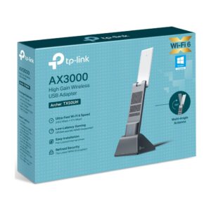 TP-LINK AX3000 High Gain Wireless USB Adapter (ARCHER TX50UH) – εικόνα 1