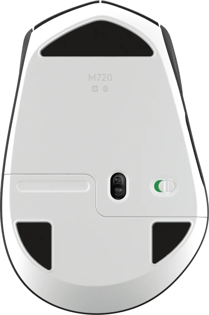 Logitech M720 Triathlon Mouse Μαύρο (910-004791) Κάτω πλευρά του Logitech M720 Triathlon