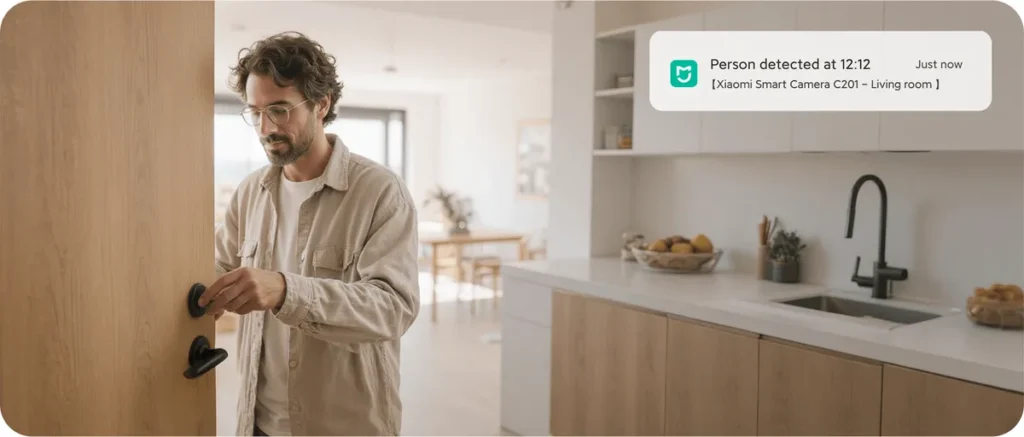 Ανίχνευση ανθρώπου στο σπίτι με την Xiaomi C201