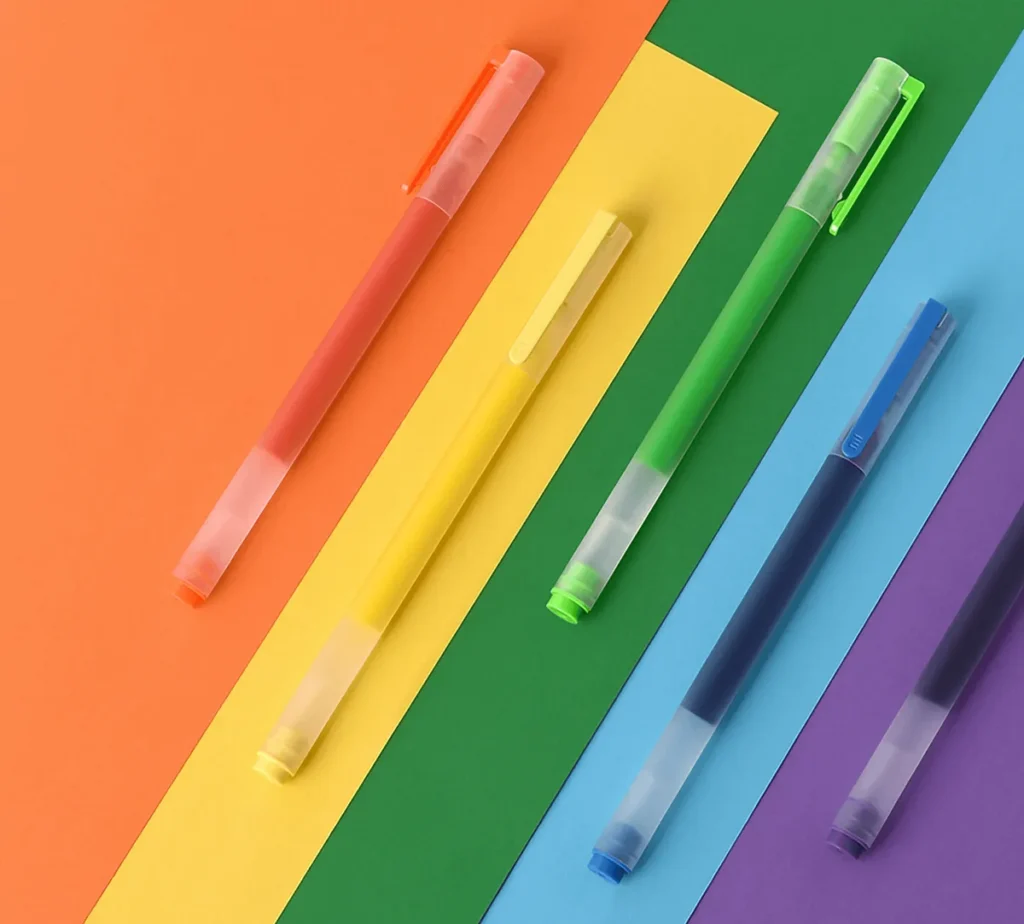 Πέντε χρωματιστά στυλό Xiaomi High-capacity Gel Pen