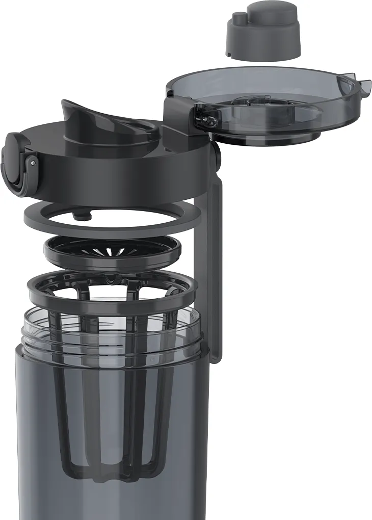 Xiaomi Tritan Water Bottle Dark Grey (BHR8057GL) Καπάκι και σουρωτάκι του Xiaomi Tritan Water Bottle