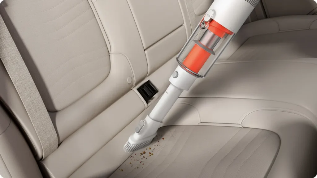 Xiaomi Vacuum Cleaner P30 Επαναφορτιζόμενο Σκουπάκι Stick 14.4V (BHR08J7EU) Xiaomi P30 σε καθάρισμα καθισμάτων αυτοκινήτου