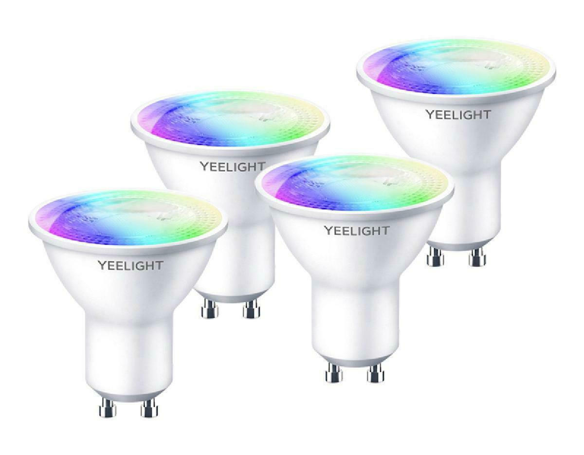 Xiaomi Yeelight GU10 W1 Smart Bulb Multicolor YLDP004-A 4 Pcs (YLDP004-A)