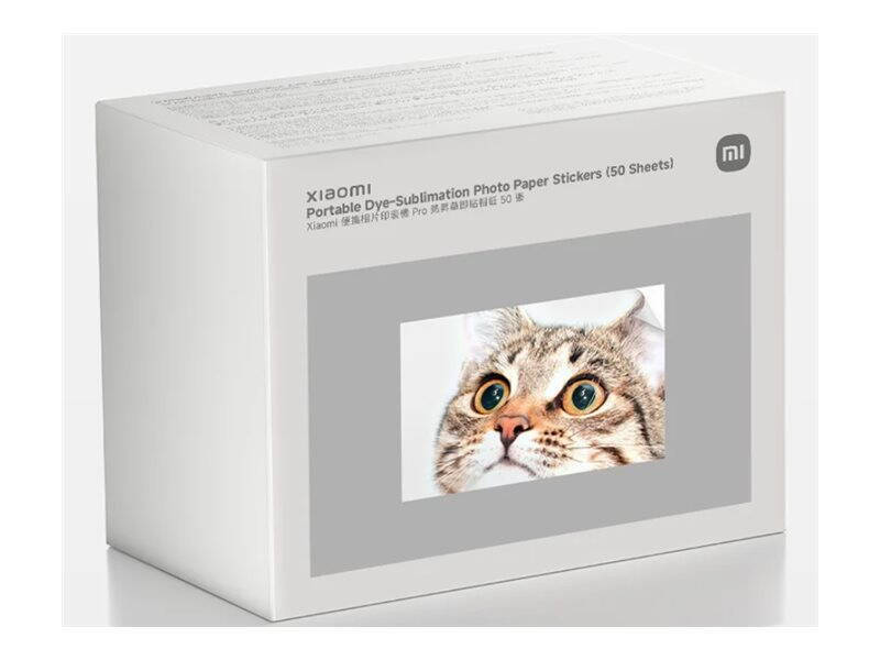 Xiaomi Portable Dye-Sublimation Photo Paper Stickers 2x3 50 Sheets (BHR082OGL) Xiaomi Portable Dye-Sublimation Photo Paper Stickers 2x3 50 Sheets (BHR082OGL)