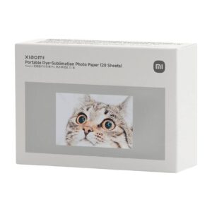 Xiaomi Portable Dye-Sublimation Photo Paper 2×3 20 Sheets (BHR082PGL)