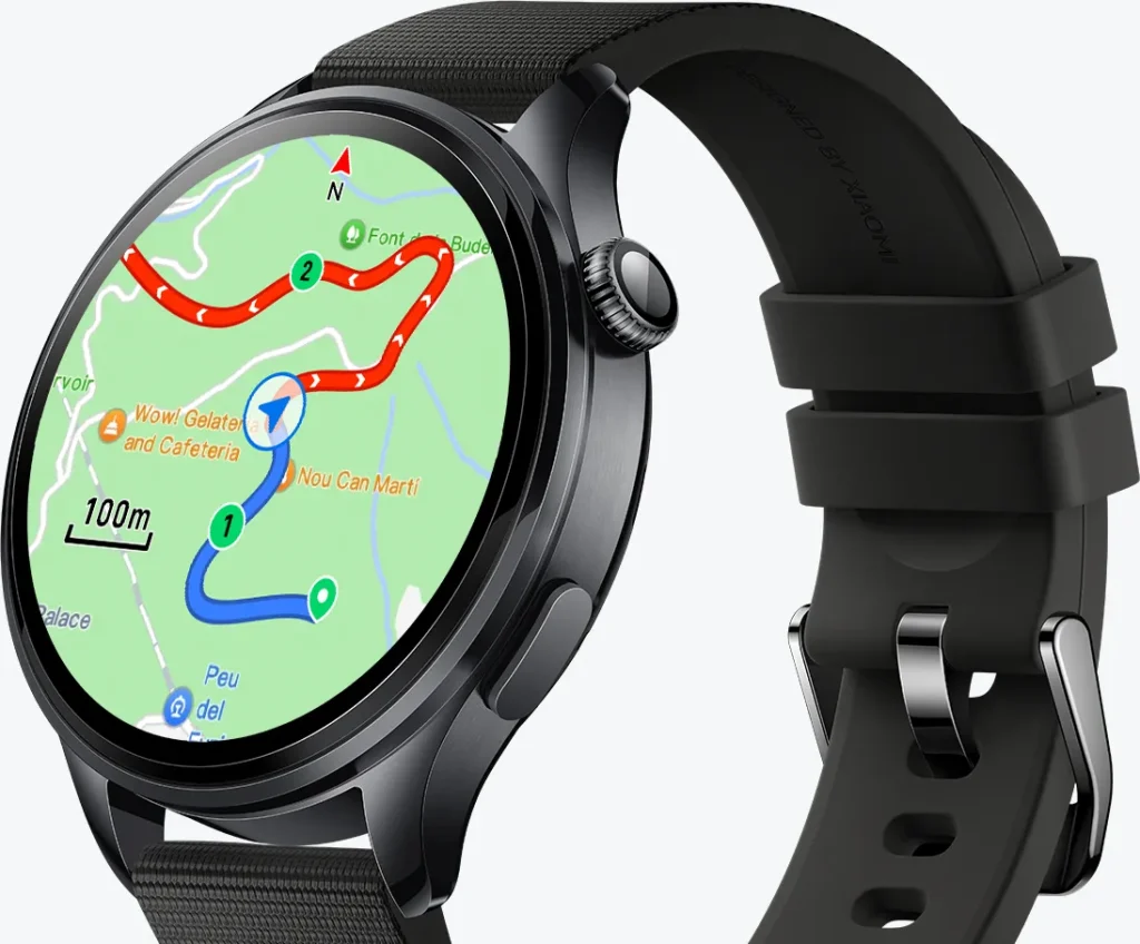 Smartwatch Xiaomi Watch 5 Black (BHR07WRGL) Χάρτης διαδρομής στο Xiaomi Watch 5 Black