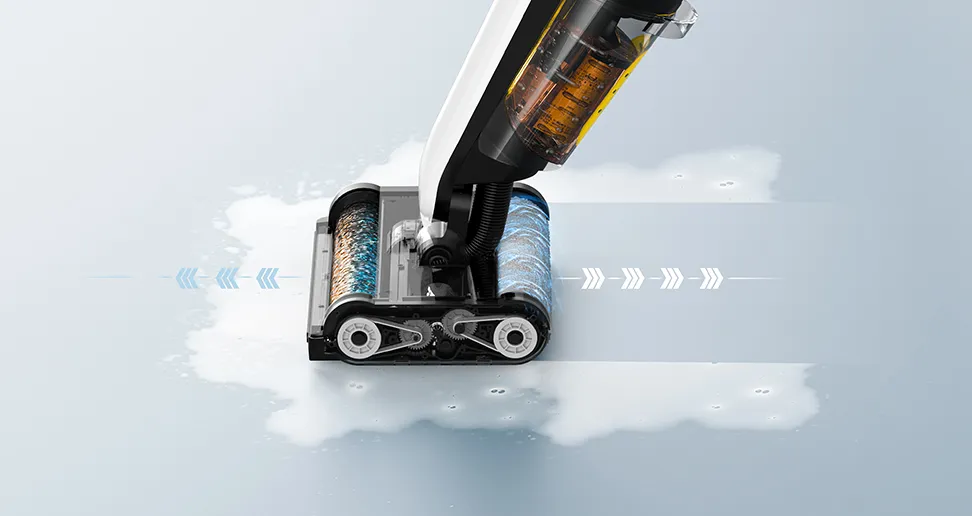 Xiaomi Deerma DEM-VX20W Water-suction Sweeper (DEM-VX20W) Ξέπλυμα κυλίνδρων με καθαρό νερό