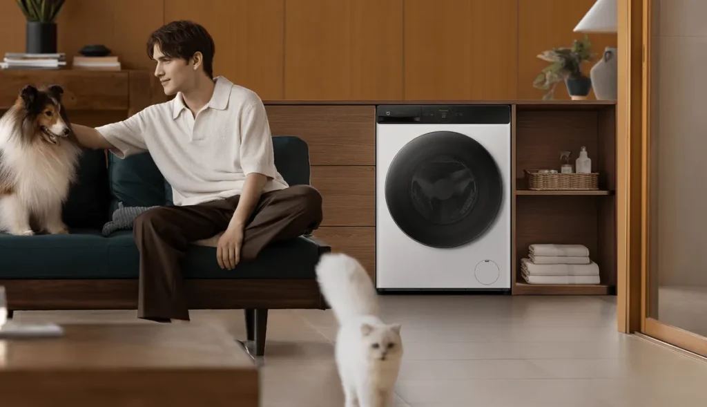 Xiaomi Mijia Front Load Washer Dryer Pro 9/6kg (QMP4603EU) Πλυντήριο-στεγνωτήριο Xiaomi Mijia Front Load Washer Dryer Pro 9kg σε σαλόνι