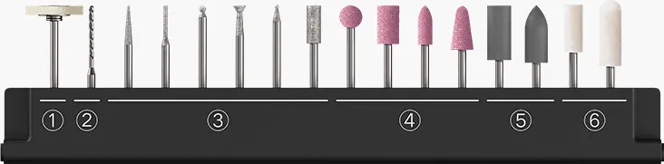 Οι 16 κεφαλές του Mijia Rotary Tool Kit