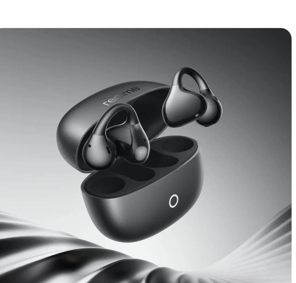Realme Buds Clip Titanium Black EU (RMA2418) realme Buds Clip σε Titanium Black με τη θήκη φόρτισης