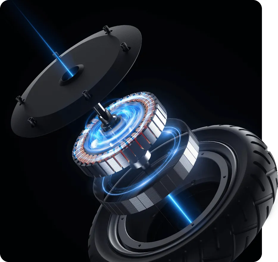 Xiaomi Mi Electric Scooter 6 Black Global (BHR08R2GL) Κινητήρας χωρίς ψήκτρες του Xiaomi Electric Scooter 6