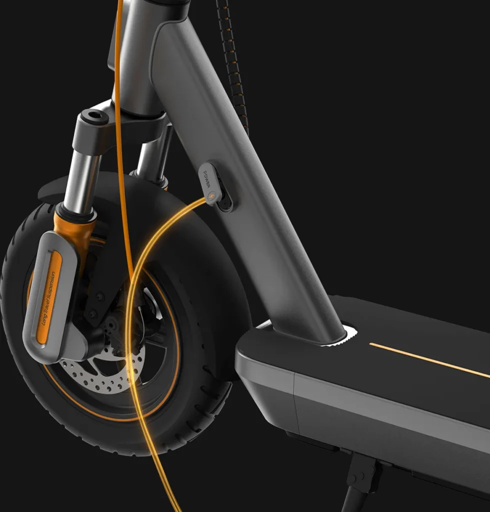 Xiaomi Mi Electric Scooter 6 Max Black Global (BHR08QLGL) Εμπρός ανάρτηση 45 mm του Xiaomi Electric Scooter 6 Max