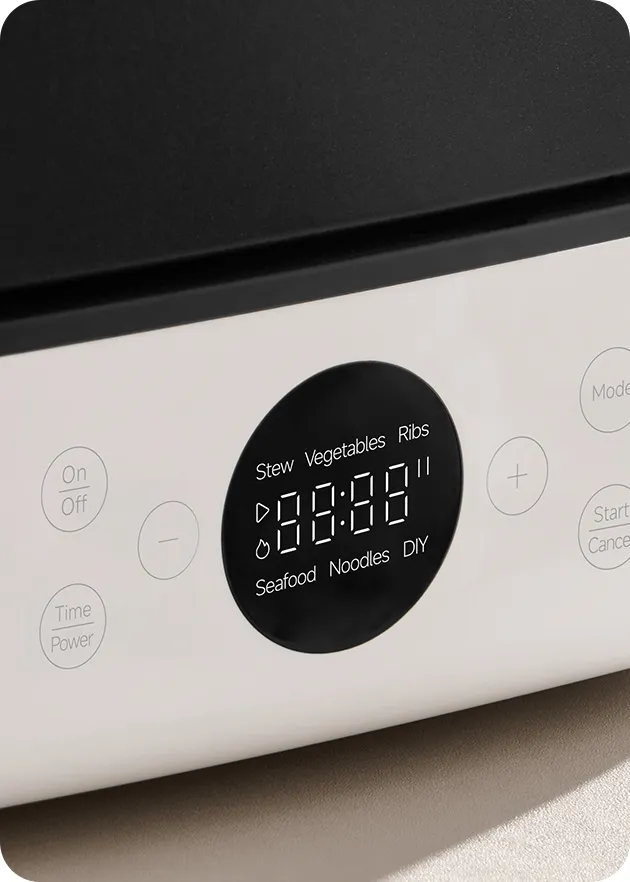 Xiaomi Multifunctional Hot Pot Cooker 6L EU (BHR9704EU) Πάνελ χειρισμού της Xiaomi Multifunctional Hot Pot Cooker 6L