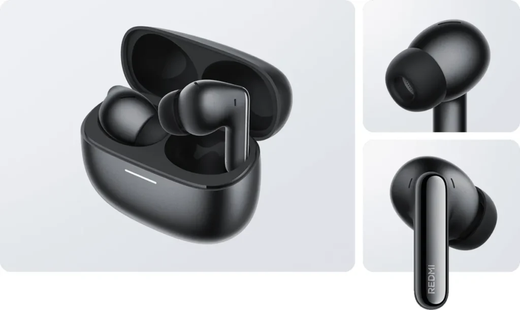 Xiaomi Redmi Buds 8 Pro Space Black (BHR08GOGL) REDMI Buds 8 Pro σε μαύρο χρώμα με τη θήκη φόρτισης