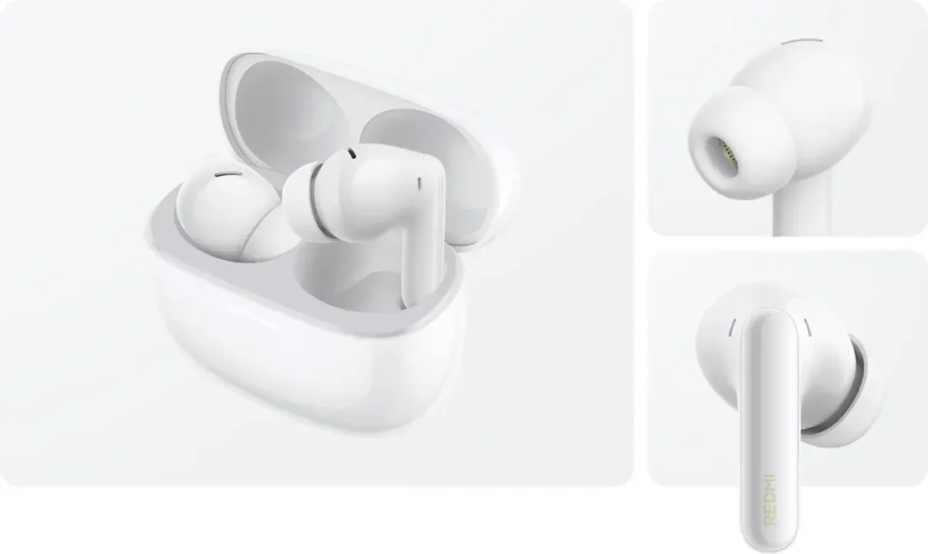 REDMI Buds 8 Pro σε Cloud White με τη θήκη φόρτισης