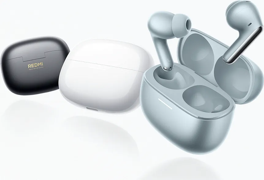 Τα REDMI Buds 8 Pro σε μαύρο, λευκό και μπλε χρώμα
