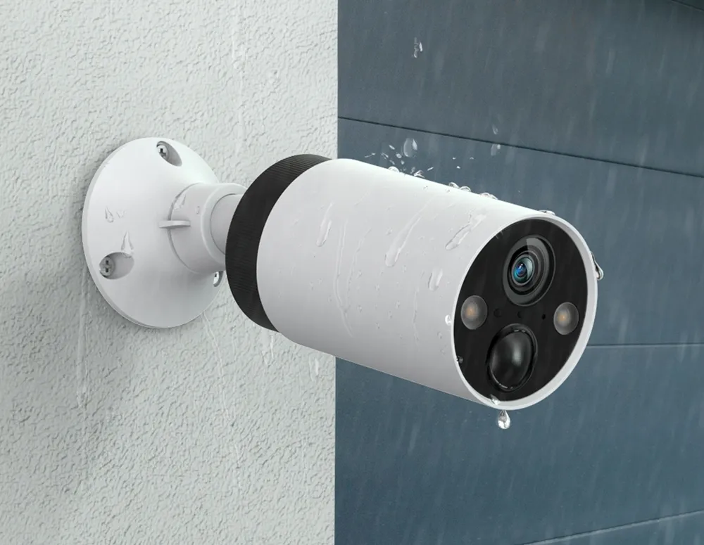 TP-Link Ασύρματη IP Camera Αδιάβροχη Μπαταρίας Tapo C420 V1 (TPC420) TP-Link Tapo C420 σε εξωτερικό τοίχο