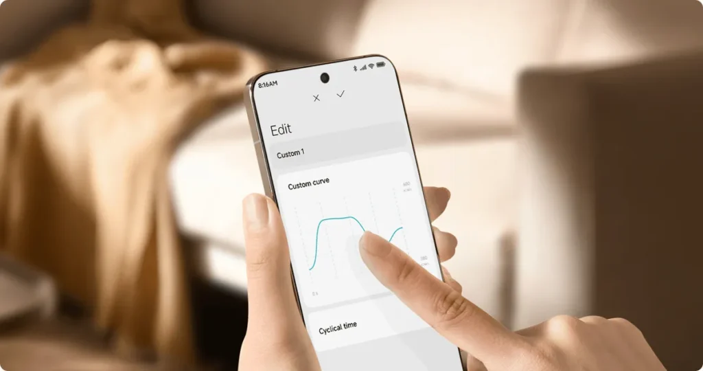 Xiaomi Mijia Smart Standing Fan Pro Slim (BHR08UQEU) Ρύθμιση φυσικού αέρα στην εφαρμογή Xiaomi Home