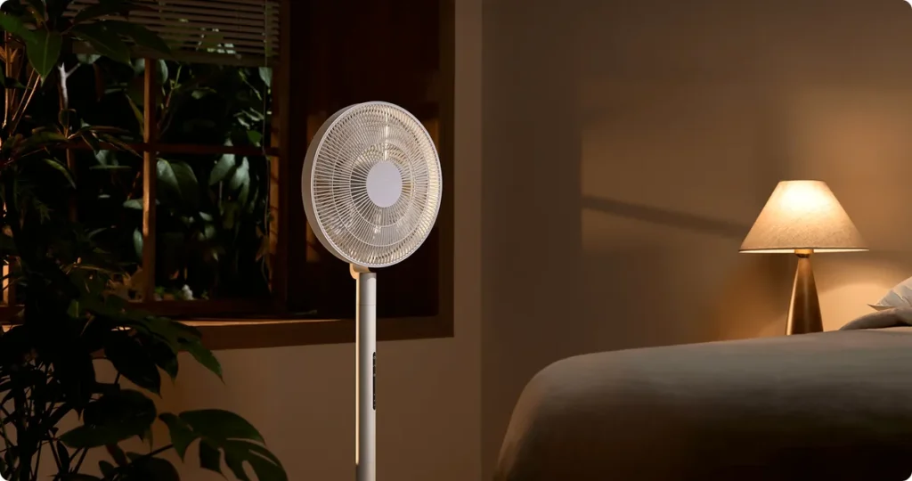 Xiaomi Mijia Smart Standing Fan Pro Slim (BHR08UQEU) Mijia Smart Standing Fan Pro Slim σε υπνοδώματιο