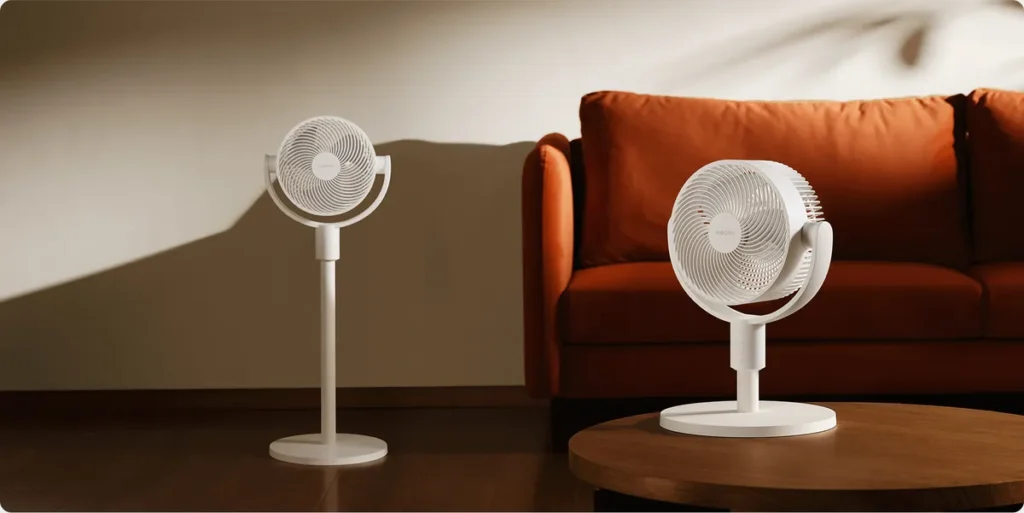 Xiaomi Smart Standing Air Circulation Fan (BHR9849EU) Xiaomi Smart Standing Air Circulation Fan σε δαπέδου και επιτραπέζια διάταξη