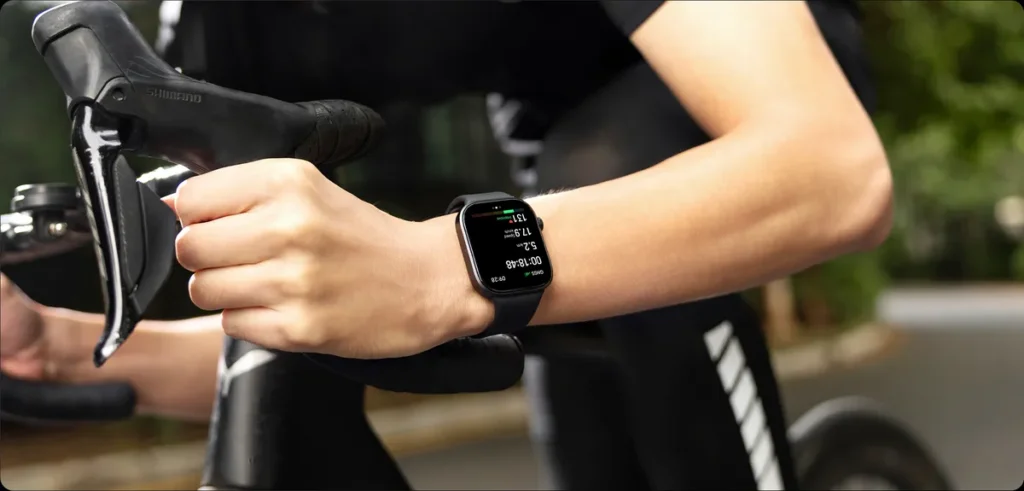 REDMI Watch 6 Obsidian Black στην ποδηλασία
