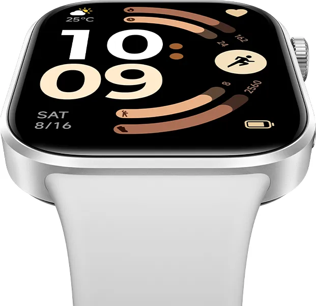Smartwatch Xiaomi Redmi Watch 6 Silver Gray (BHR08CUGL) Οθόνη AMOLED του REDMI Watch 6 Silver Gray