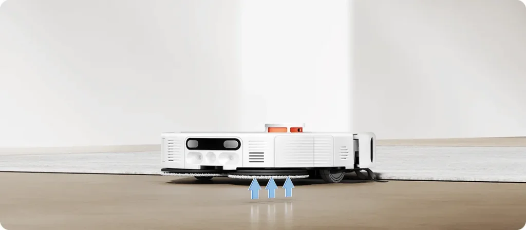 Xiaomi Mi Robot H50 Pro Σκούπα Ρομπότ με Wi-Fi White (BHR089NEU) Ανύψωση σφουγγαριστρών στο χαλί