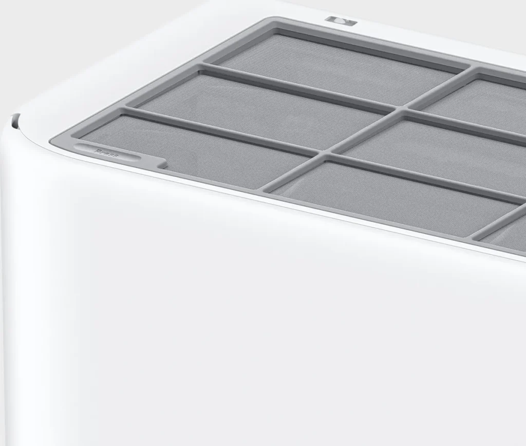 Xiaomi Mijia Eco Κλιματιστικό Inverter 24000 BTU A++/A+ με WiFi (BPE4569EU/BPE4570EU) Αφαιρούμενο φίλτρο της εσωτερικής μονάδας Xiaomi Mijia Eco
