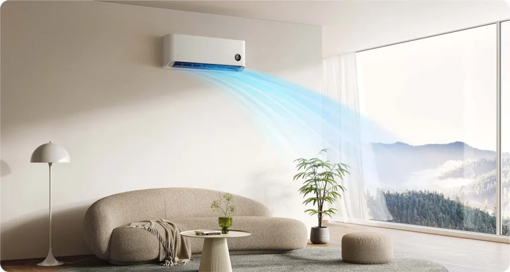 Xiaomi Mijia Pro Eco Κλιματιστικό Inverter 12000 BTU A+++/A++ με WiFi (BPE4412EU/BPE4413EU) Xiaomi Mijia Pro Eco σε λειτουργία ψύξης