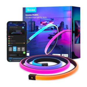 Govee H61C3 RGBIC LED Neon Rope Lights, Music Sync, Wi-Fi + Bluetooth (H61C3)