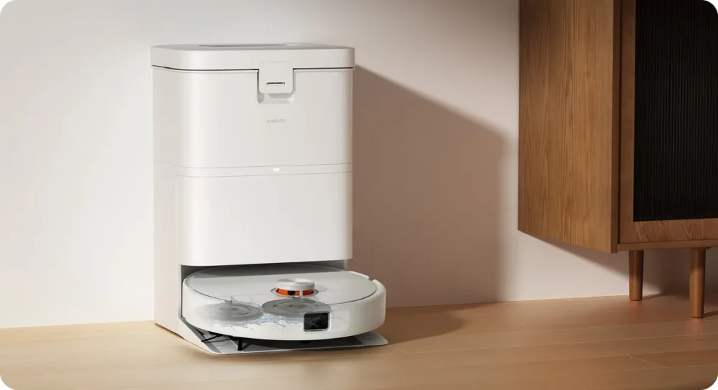 Xiaomi Mi Robot H50 Σκούπα Ρομπότ με Wi-Fi White (BHR08GUEU) Xiaomi Robot Vacuum H50 στον σταθμό all-in-one